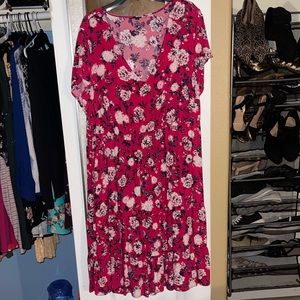 Torrid floral MIDI dress